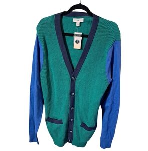 BP Nordstrom Varsity Sweater Colorblock NWT Size Large Mens